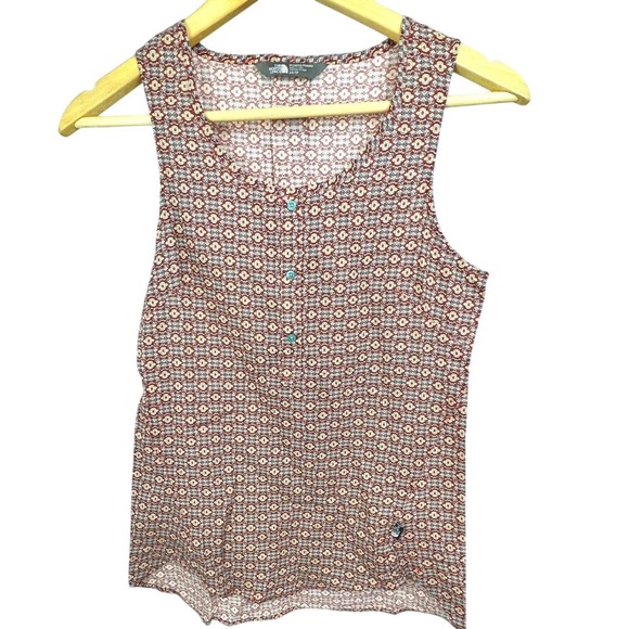 The North Face Tops - The North Face Sleeveless Top Ditzy Florals SZ‎ XS Hike Camping Outdoor Gorpcore